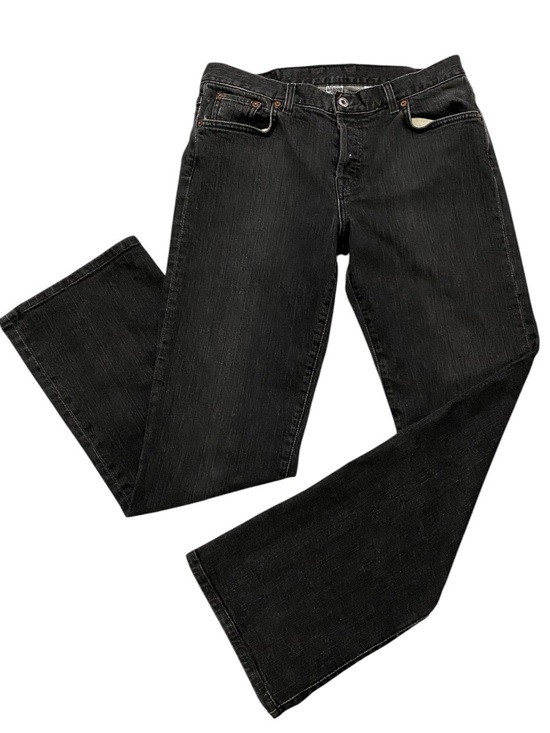 Lucky Brand Denim - Lucky Brand Easy Rider Black Bootcut Jeans 6/28 Button Fly Vintage Y2K USA Made